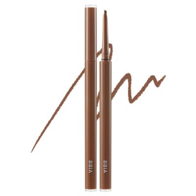 BBIA Last Auto Gel Eyeliner SLIM 5 Colors  Ultra-Fine Waterproof Mechanical Gel Eye Liner Pencil Smudge-Proof Easy Drawing Smooth Gliding Texture Vegan Korean Eye Makeup (S5 SOUL BROWN SLIM R)
