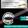 Mascara Black Length - Waterproof 2 in 1 4D Silk Fiber Mascara 5X Longer, Natural and False Effect Look in One Long Lasting Mas Cara Makeup for Women view 3