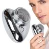 Mini Shaver, Mini Shave Electric Razor for Men - Wet and Dry USB Charging Mini Shavers, for Home, Travel and Hairdressers, Smart Digital Display (D) view 4