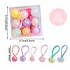 20 PCS Acrylic Blingbling Cute Candy Color Hair Bands Girls Hair Ring Ponytail Holder Hair Accessories for Toddlers girls Teens view 2