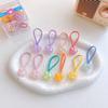 20 PCS Acrylic Blingbling Cute Candy Color Hair Bands Girls Hair Ring Ponytail Holder Hair Accessories for Toddlers girls Teens view 3