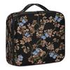QsirBC Makeup Train Case with Adjustable Dividers, Portable Make Up Bag for Women, Toiletry Bag for Men with Waterproof Brush Cover, Japanese Cherry Butterfly Travel Makeup Organizer Makeup Box view 1