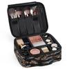 QsirBC Makeup Train Case with Adjustable Dividers, Portable Make Up Bag for Women, Toiletry Bag for Men with Waterproof Brush Cover, Japanese Cherry Butterfly Travel Makeup Organizer Makeup Box view 3
