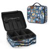 QsirBC Makeup Train Case with Adjustable Dividers, Portable Make Up Bag for Women, Toiletry Bag for Men with Waterproof Brush Cover, Animal Dog Theme Travel Makeup Organizer Makeup Box view 2