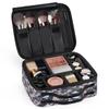 QsirBC Makeup Train Case with Adjustable Dividers, Portable Make Up Bag for Women, Toiletry Bag for Men with Waterproof Brush Cover, Animal Crane Travel Makeup Organizer Makeup Box view 3