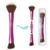 Jilier 4 in 1 Makeup Brush Set, Travel Makeup Brushes with Case, Foundation/Blush Brush, Eyeshadow Powder Brush, Concealer Brush, Double Ended Makeup Brush Ideal for Liquid, Cream, Powder, Concealer view 1