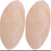 Pure Himalayan Salt Works Flat Oval Massage Stone, Pink Crystal Hand-Carved Stone for Massage Therapy, Deodorant and Salt and Sugar Scrubs, 2.5 W x 3.5 L x 1 D (Pack of 2) view 1