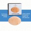 Pure Himalayan Salt Works Flat Oval Massage Stone, Pink Crystal Hand-Carved Stone for Massage Therapy, Deodorant and Salt and Sugar Scrubs, 2.5 W x 3.5 L x 1 D (Pack of 2) view 2