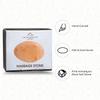 Pure Himalayan Salt Works Flat Oval Massage Stone, Pink Crystal Hand-Carved Stone for Massage Therapy, Deodorant and Salt and Sugar Scrubs, 2.5 W x 3.5 L x 1 D (Pack of 2) view 4