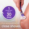 Gillette Venus Deluxe Smooth Swirl Women's Razor Handle + 2 Blade Refills (Pack of 2) view 4