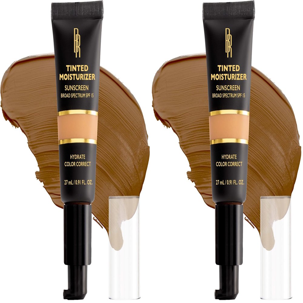 Black Radiance True Complexion Tinted Moisturizer SPF 15 Medium to Dark (Neutral) (Pack of 2)