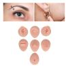 Body Piercing Practice Part Model 6Pcs Soft Silicone Model Body Part, Ear Eye Nose Mouth Tongue and Belly Piercing Simulation Model, Piercing Practice Acupuncture Model (Light Skin Color) view 3