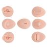 Body Piercing Practice Part Model 6Pcs Soft Silicone Model Body Part, Ear Eye Nose Mouth Tongue and Belly Piercing Simulation Model, Piercing Practice Acupuncture Model (Light Skin Color) view 4