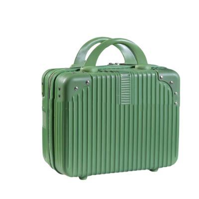 ASMEIR Mini Travel Case, Portable Makeup Travel Case Hand Luggage, Anti-Crush, Multiple Colours, Suitable for Cosmetics and Other Small Items, Pink, Light Green, Blue, Black