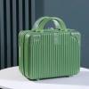 ASMEIR Mini Travel Case, Portable Makeup Travel Case Hand Luggage, Anti-Crush, Multiple Colours, Suitable for Cosmetics and Other Small Items, Pink, Light Green, Blue, Black view 2