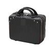 ASMEIR Mini travel case, portable makeup travel case hand luggage, anti-crush mini travel case, multiple colours, suitable for storing cosmetics and other small items when traveling black view 1