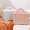 ASMEIR Mini travel case, portable makeup travel case hand luggage, anti-crush mini travel case, multiple colours, suitable for storing cosmetics and other small items when traveling Pink view 4