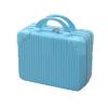 ASMEIR Mini travel case, portable makeup travel case hand luggage, anti-crush mini travel case, multiple colours, suitable for storing cosmetics and other small items when traveling blue view 1