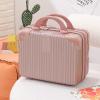 ASMEIR Mini travel case, portable makeup travel case hand luggage, anti-crush mini travel case, multiple colours, suitable for storing cosmetics and other small items when traveling blue view 3