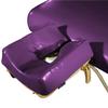 Master Massage 30" Calypso LX Ultra-Light Weight Aluminum Portable Massage Table Package- Tattoo Bed- Lash Tables- Purple view 2
