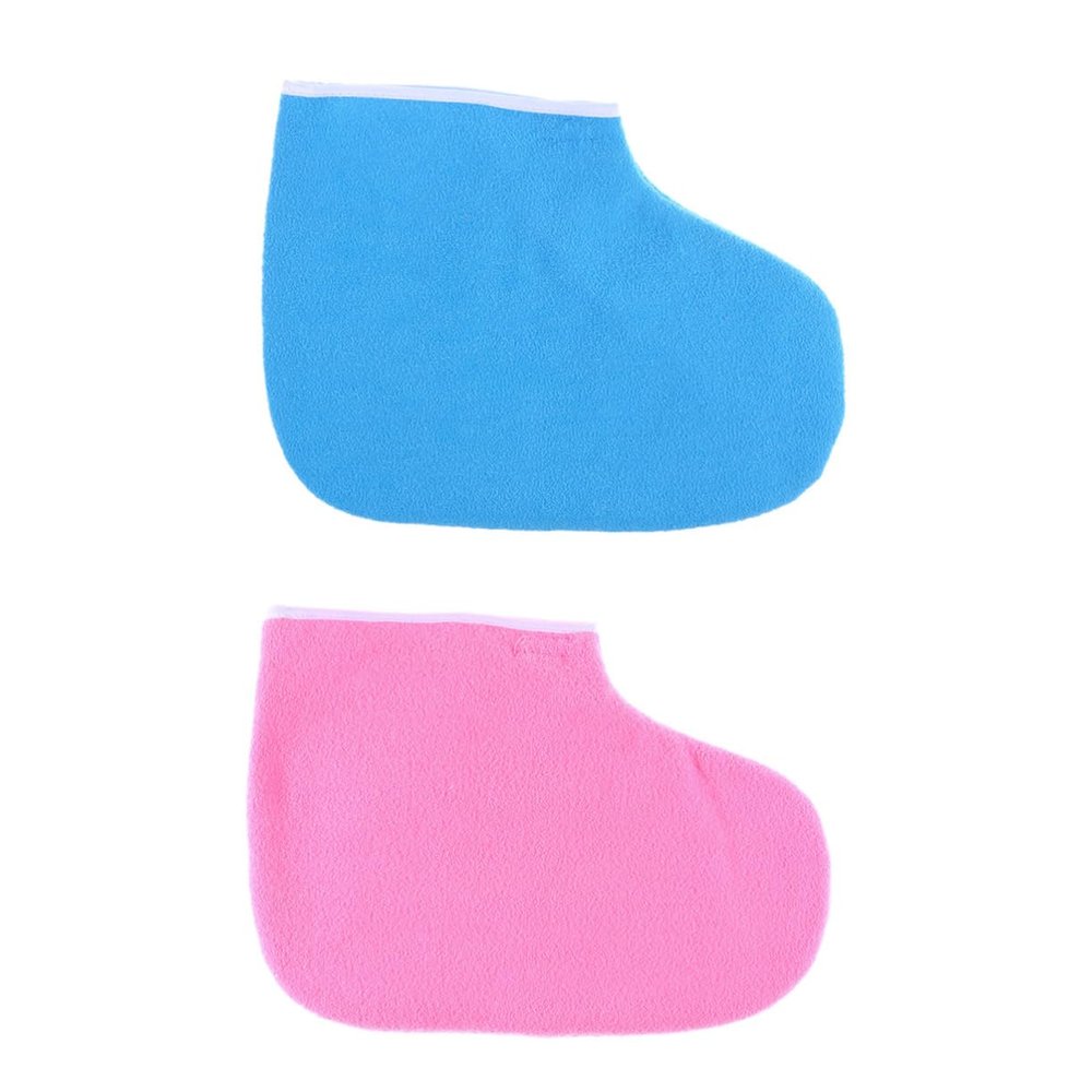 Beavorty Wax Bath Hand Treatment Mitts Insulated Cotton Feet Hand Care Paraffin Wax Therapy for Spa Home Use Pink