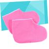 Beavorty Wax Bath Hand Treatment Mitts Insulated Cotton Feet Hand Care Paraffin Wax Therapy for Spa Home Use Pink view 3