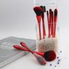 MIXIA Makeup Brushes 10 Pcs Professional Synthetic Makeup Brush Set with Holder Foundation Contour Powder Concealer Eye Shadow Make Up Brush Ideal Gift (Color : Black) view 3