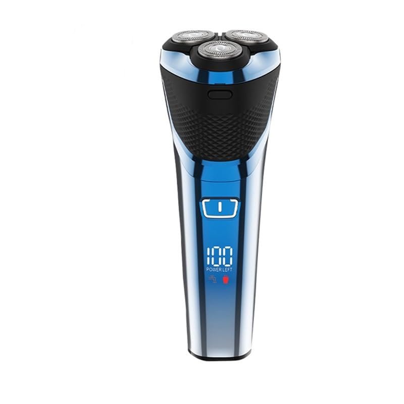 Head Shavers for Bald Men, Rechargeable Electric Rotary Shaver Wet and Dry Mens Razor with Screen Display IPX7 Washable 2000mah Big Capacity Battery