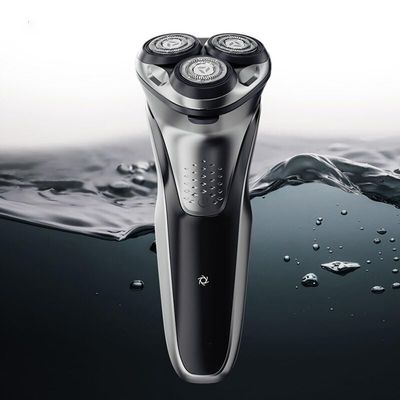 Head Shavers for Bald Men, Electrical Rotary Shaver Full Body Washable IPX7 Waterproof Dry Wet Dual Use Rechargeable Shaving Machine