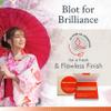 Blotting Paper - Ultra Oil Absorbing Geisha Face Blotting Paper for a Matte Finish - Blotting Paper Sheets from Abaca Leaves - Unclogs Pores & Sets Makeup - 100 Blotting Paper Face Sheets, Amaterasu view 2