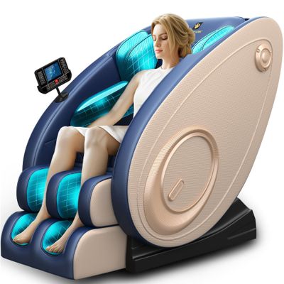 BILITOK Massage Chair Blue-Tooth Connection and Speaker, Recliner with Zero Gravity with Full Body Air Pressure, Easy to Use at Home and in The Office