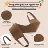 4 Pcs Self Tanner Mitt Applicator Kit - Self Tanning Mitt Glove,Self Tanner Back Applicator,Mini Face Tanner Mitt,Face Tanner Brush Soft Streak-Free Reusable & Washable for Women Girl Men (Brown) view 4