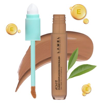 LAMEL OH my Clear Face Concealer - Vitamin E & Tea Tree Extract - Skin Care, Moisturizing & Waterproof - Anti-Aging Formula - Brightening & Protection, 405-0,23 fl.oz