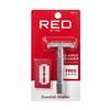 RED by Kiss Classic Shaver Stainless Steel Hair Shaper Razor Blades Edge Trimmer Hair Removers for Men view 2