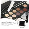 Beaupretty Empty Eyeshadow Tray Portable Multi-function Makeup Storage Plate for Travel and Home Use for Organizing Blushers and Eyeshadows Compact Design view 4