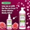 De La Cruz Rose Water Body & Hair Mist, 16 fl. oz Refill Bottle (473 mL) view 2