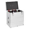 FAMIROSA Make-up Case 14.6"x9.4"x15.7" Silver Aluminum,Weight:7.01lbs,91839 view 2