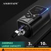 Ambition Torped Tattoo Machine Kit - Rotary Tattoo Machine Cartridges Short Pen with 1800mAh Tattoo Power Supply Brushless Motor for Professional Tattoo Artist view 4