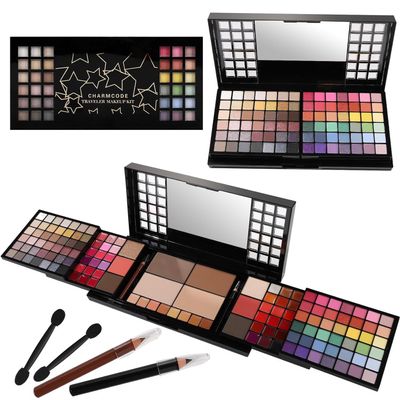 CHARMCODE All in One Makeup Kit, Makeup Kit for Women Full Kit, Make Up Christmas Gift Set for Teen Girls- Eyeshadow Palette,Lip Gloss,Concealer,Highlighter,Blush,Eyeliner,Brow Powder & Contour