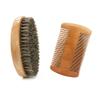 Beard Brush Kit Bristle Brush Comb with Storage Bag for Men, Anti-Static Comb for Salon, Barber, Father Gift(2pcs) view 1