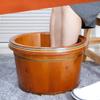 ENWIND Pedicure Foot Spa Foot Tub,Household Thicken Foot Bath Barrel,Solid Wood Natural Foot Basin Wooden Bucket Foot Spa Tub Household Sleep, Improve Foot Spa Bath Massager view 3