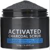150g Activated Charcoal Face Scrub for Men & Women, Exfoliating Body Scrub with Collagen & Stem Cell Gentle Body Exfoliator Face Wash, Best Shower Scrub Skin Exfoliant view 1