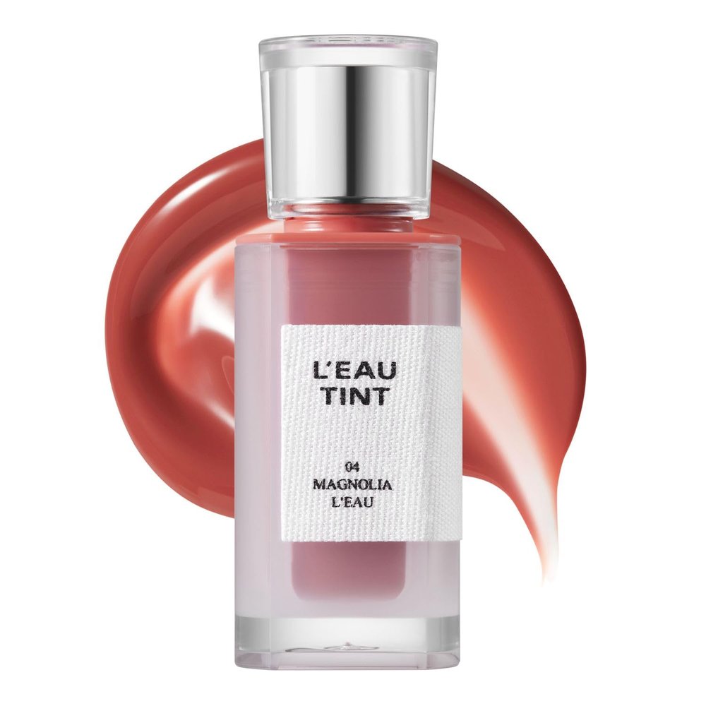 BBIA LEAU Tint Glossy & Glow Lip Stain Watery Lip Tint Non-Sticky High Shine Finish Long-lasting Moisturizing Lightweight Natural Daily Use Vegan Korean Makeup (04 MAGNOLIA L'EAU)