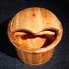 ENWIND Pedicure Foot Spa Household Wooden Foot Bath Barrel with 35 High Wooden Foot Bath Barrel Foot Spa Bath Massager view 2