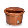 ENWIND Pedicure Foot Spa Oak Foot Bath Barrel, Foot Bath Barrel, Foot Bath Tub, Foot Bath Barrel Pedicure Barrel, Covered Foot Tub Foot Spa Bath Massager view 1