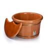 ENWIND Pedicure Foot Spa Oak Foot Bath Barrel, Foot Bath Barrel, Foot Bath Tub, Foot Bath Barrel Pedicure Barrel, Covered Foot Tub Foot Spa Bath Massager view 2