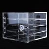 8 Layers Eyelash Storage Box, Acrylic Eyelash Storage Box Makeup Grafting Eyelashes Display Organizer Container view 3