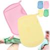 2023 New Esponja Saca Mugre Del Cuerpo, Esponjas Saca Mugre, Dead Skin Remover Glove, Body Scrubbing Mitt Bath (Pink+Yellow) view 1