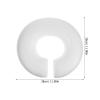 Lurrose for Massage Table Pillow for Spa Chair Massage Chair Headrest Airplane Pillow Neck Cushion Salon Resting Face Flight Memory Foam Round Travel White view 2