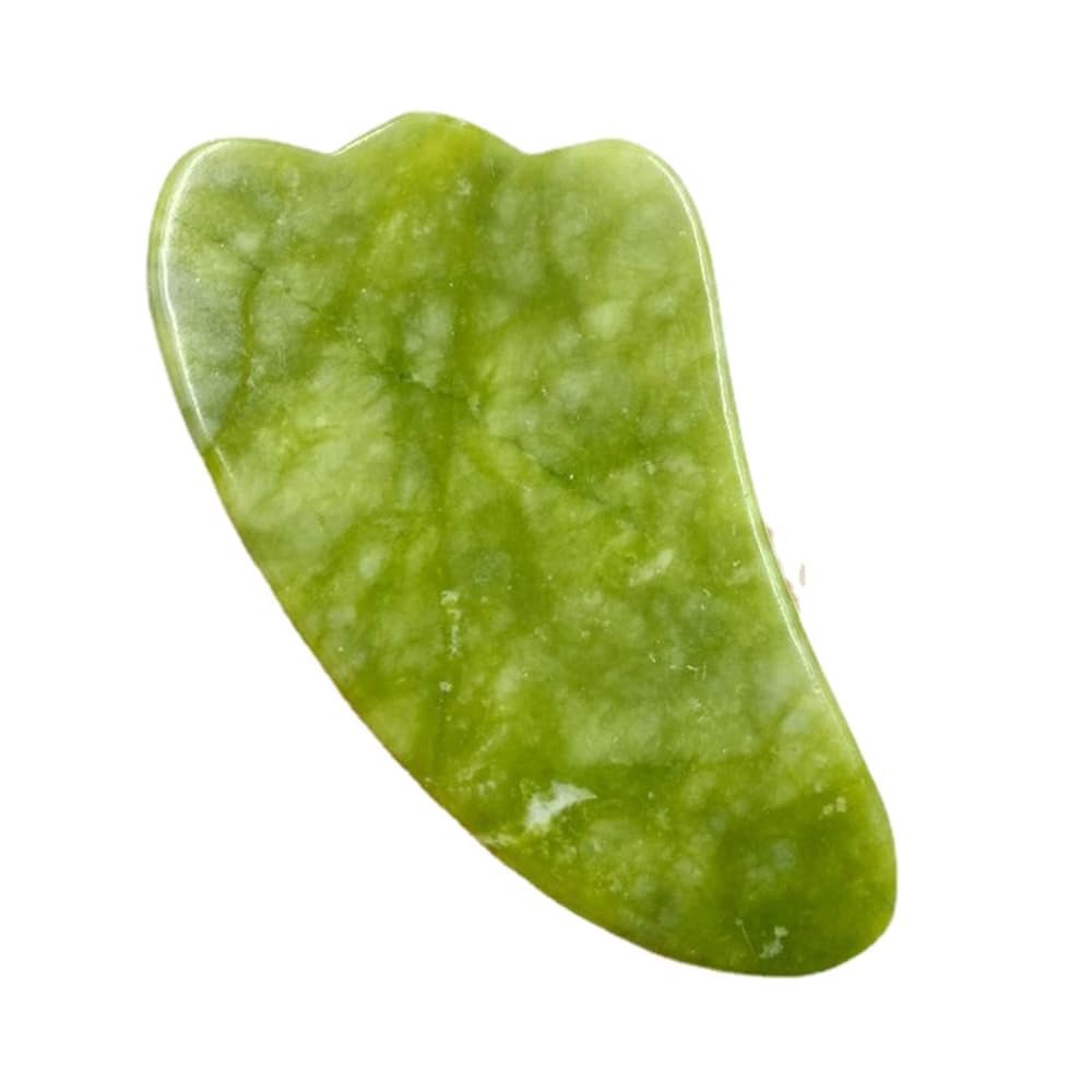 9.5cm Natural Stone GuaSha Jade Facial Beauty Scraping Massage Tools Care Face Gua Sha SPA